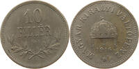 HAUS HABSBURG 10 FILLER Franz Joseph I. (1848-1916) -