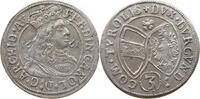 HAUS HABSBURG 3 KREUZER Erzherzog Ferdinand Karl (1632-1662) -