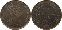 HONG KONG CENT Edward VII., 1901 - 1910 -