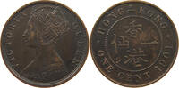 HONG KONG CENT Victoria 1837-1901 -