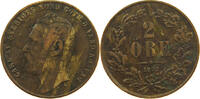 SWEDEN 2 ÖRE Karl XV. (1859-1872) -
