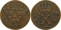 SWEDEN 1/2 ÖRE Friedrich I. (1720-1751) -