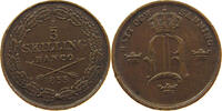 SWEDEN 1/3 SKILLING Oscar II. (1872-1907) -