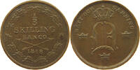 SWEDEN 1/3 SKILLING Oscar II. (1872-1907) -