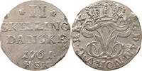 DENMARK 2 SKILLING FREDERIK V. (1746-1766) -