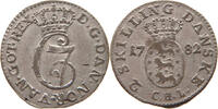 DENMARK 2 SKILLING Christian VII. (1766-1808) -