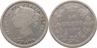 CANADA 10 CENTS Victoria 1837-1901 -