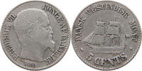 DANISH WEST INDIES 5 CENTS Frederik VII. 1848-1863 -