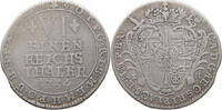 MÜNSTER BISTUM 1/6 TALER Clemens August von Bayern (1719-1761) -