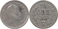 SWEDEN 10 ÖRE Oscar I. (1844-1859) -