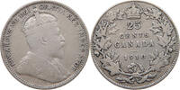 CANADA 25 CENTS Edward VII. (1901 - 1910) -