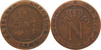 FRANCE 10 CENTIMES 1808 I LIMOGES Napoleon I. (1804-1814, 1815) DOUBLE S... 34.71 £  +  5.20 £ shipping