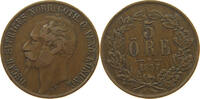 SWEDEN 5 ÖRE Oscar I. (1844-1859) -