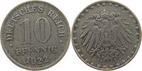 Ersatzmünzen des 1. Weltkrieges 10 PFENNIG -