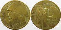 Italien Medaille Mussolini -