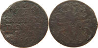 DENMARK 1/2 SKILLING FREDERIK V. (1746-1766) -