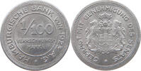 HAMBURG 1/100 VERRECHNUNGSMARKE -