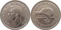 NEW ZEALAND FLORIN George VI. (1936-1952) -
