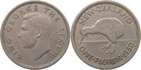 NEW ZEALAND FLORIN George VI. (1936-1952) -