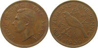 NEW ZEALAND PENNY George VI. (1936-1952) -