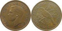NEW ZEALAND PENNY George VI. (1936-1952) -