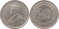 STRAITS SETTLEMENTS 10 CENTS George V. (1910-1936) -