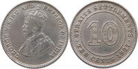 STRAITS SETTLEMENTS 10 CENTS George V. (1910-1936) -