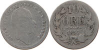 SWEDEN 10 ÖRE Oscar I. (1844-1859) -