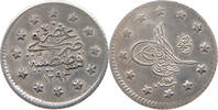 KURUS 1293/17 TURKEY OTTOMAN Abdul Hamid II. (1876-1909) SS