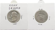 UNITED STATES OF AMERICA QUARTER 1942 WASHINGTON SSS 8.66 £  +  5.19 £ shipping