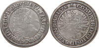 SCHLESIEN WÜRTTEMBERG ÖLS 6 KREUZER Sylvius Friedrich 1664-1697 -