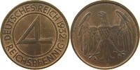 WEIMARER REPUBLIK 4 REICHSPFENNIG -