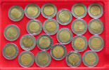 ITALY 500 LIRE COLLECTION LOT ITALY 500 LIRE 22PC 150G -