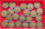 ITALY 500 LIRE COLLECTION LOT ITALY 500 LIRE 22PC 150G -