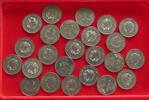 ROMANIA 25 BANI COLLECTION LOT ROMANIA 25BANI 24PC 82G -