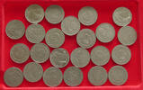 TUNISIA 1/2 DINAR COLLECTION LOT TUNISIA 1/2 DINAR 23PC 185G -