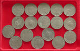 TUNISIA DINAR COLLECTION LOT TUNISIA DINAR 17PC 170G -