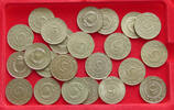 YUGOSLAVIA 5 DINARA COLLECTION LOT YUGOSLAVIA 5 DINARA 23PC 155G -