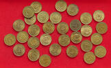 YUGOSLAVIA 5 PARA COLLECTION LOT YUGOSLAVIA 5 PARA 31PC 48G -