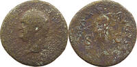 ROME EMPIRE SESTERTIUS TITUS 79-81 PAX AVGVST -