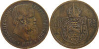 BRAZIL 40 REIS Pedro II. 1831 - 1889 -