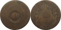 BRAZIL 40 REIS OVER 80 REIS PEDRO I. (1822-1831) -