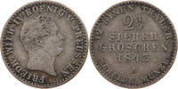 BRANDENBURG PREUSSEN 2 1/2 GROSCHEN Friedrich Wilhelm IV. (1840-1861) -