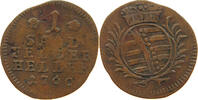 SACHSEN COBURG SAALFELD HELLER Franz Josias 1745-1764 -