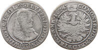 SCHLESIEN WURTTEMBERG ÖLS 6 KREUZER Sylvius Friedrich 1664-1697 -