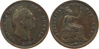 1/3 THIRD FARTHING 1835 GREAT BRITAIN WILLIAM IV. (1830-1837) SS