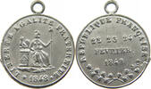 FRANCE MEDAILLE MEDAILLE 1848 REPUBLIQUE FRANCAISE 22 23 24 FEVRIER -