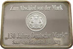 HAMBURG MEDAILLE 130 JAHRE DEUTSCHE MARK HAMBURG SILBER -
