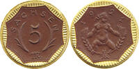 SACHSEN 5 MARK -
