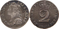 2 PENCE 1746 GREAT BRITAIN GEORGE II. (1727-1760)  MAUNDY SS-